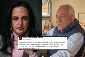 El Partido Republicano, que ahora lidera María Fernanda Cabal, se fue contra el excongresista del Centro Democrático José Obdulio Gaviria. Foto: Colprensa/Captura de video.