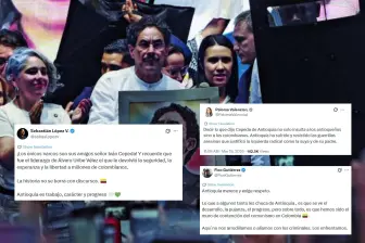 Sus palabras se dieron en medio de un discurso de media hora en el Parque Berrío a inicios de febrero de este año. Volvieron a salir a la luz tras la publicación de su Plan de Gobierno. FOTO MANUEL SALDARRIAGA.