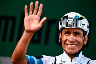 El ciclista colombiano Nairo Quintana anunció su retiro tras 17 años de carrera deportiva y dejar un legado como uno de los mejores corredores de Colombia y el Mundo. FOTO GETTY 