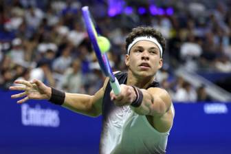 Próximo a cumplir 24 años, el 9 de octubre, Ben Shelton es hijo del extenista profesional Bryan Shelton, y tras vencer a Alcaraz se muestra como uno de los candidatos para buscar la final del US Open. FOTO GETTY