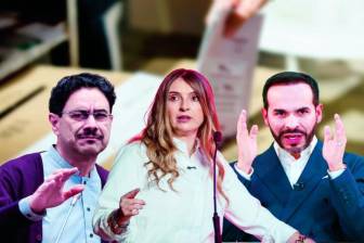 Algunos de los candidatos que este domingo se mediran en los primeros comicios por la presidencia de Colombia. FOTO: EL COLOMBIANO