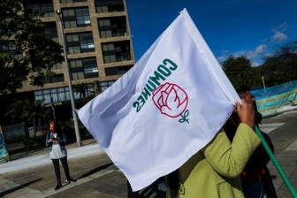Partido Comunes, quien se llamó en su inicio Farc (Fuerza Alternativa Revolucionaria del Común) surgió del Acuerdo de Paz entre firmado en el 2016. Foto: Colprensa