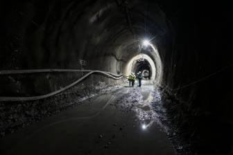 La galería de rescate es otro túnel que sirve para atender de manera rápida y segura cualquier novedad o emergencia que se presente en la infraestructura, brindando así mayor seguridad en su operación. FOTO Manuel Saldarriaga