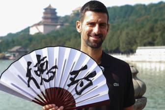 Novak Djokovic en la previa del compromiso disfrutando de China. FOTO: X ChinaOpen