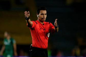 Nicolás Gallo el árbitro colombiano que estará en el grupo arbitral que impartirá justicia en la final entre Argentina y España, por el título del Mundial de Norteamérica. FOTO COLPRENSA 