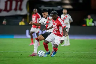 Independiente Santa Fe va a Argentina a buscar un resultado positivo para avanzar a la siguiente fase de la Copa Sudamericana. FOTO COLPRENSA