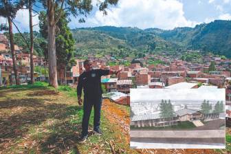 El sueño que tienen es construir un centro educativo para brindar formación universitaria a los jóvenes del sector cuando salgan de once. FOTOS Julio César Herrera y Cortesía