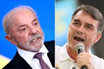 Nuevas elecciones generales en Brasil con candidatos fuertes como Luiz Inácio Lula da Silva y Flávio Bolsonaro. FOTO: AFP 