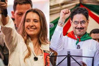 Paloma Valencia e Iván Cepeda se mueven con diferentes estrategias que combinan la consolidación de sus nichos y la búsqueda de votos nuevos. FOTO: Cortesía/Redes sociales.