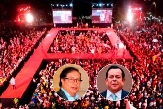 El megacontratista Euclides Torres fue uno de los empresarios con influencia clave en el gobierno Petro; su hijo Nicolás Petro lo señala de haber financiado el evento de la famosa tarima en forma de “P” en Barranquilla. Este lunes, Estados Unidos le quitó la visa. Foto: Colprensa.
