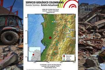El temblor de magnitud 4,6 se sintió en varias poblaciones de Chocó y Valle del Cauca. Fotos: Manuel Saldarriaga y SGC