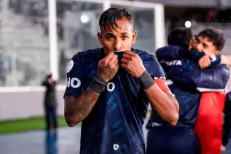 Sebastián Villa, delantero colombiano que milita en Independiente Rivadavia de Mendoza, ha sido figura con ese equipo y se menciona que podría ser llamado a la Selección Colombia. FOTO GETTY 