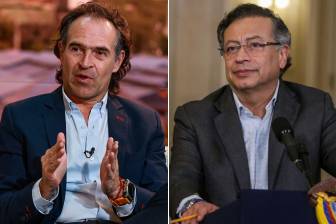 El rifirrafe entre Federico Gutiérrez y Gustavo Petro por un viaje a Estados Unidos. FOTOS: EL COLOMBIANO - Colprensa 