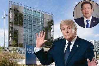 El gobierno de Donald Trump anunció sanciones a la CPI. FOTO: CPI, Getty y @SecRubio