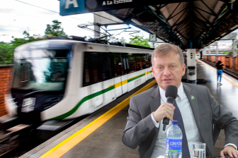 Juan Carlos Tafur fue nombrado como miembro independiente de la junta directiva del Metro de Medellín por el presidente Gustavo Petro, en septiembre de 2023. FOTOS EL COLOMBIANO y Cortesía