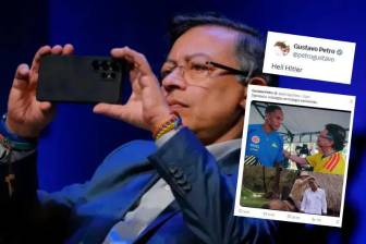 El presidente Petro tuvo un fin de semana bastante agitado en redes sociales: participó en política, atacó a periodistas y futbolistas. Foto: Presidencia