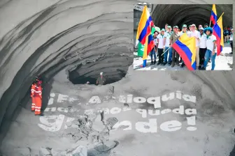 El Túnel 0 será la primera infraestructura subterránea que atravesarán los viajeros cuando entre en operación este corredor vial que conectará al Valle de Aburrá con el Occidente antioqueño y la subregión de Urabá. FOTOS: JULIO CÉSAR HERRERA y CORTESÍA