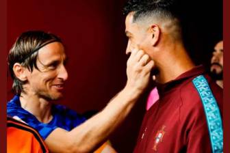 Cristiano Ronaldo se despidió de Luka Modric y la Roja puso el “showtime” en Los Ángeles. FOTO: Tomada de X @selecaoportugal