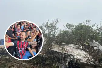 El congresista Diógenes Quintero sostuvo en la mañana del miércoles antes del siniestro una reunión con funcionarios de la Gobernación de Norte de Santander. Fotos: redes sociales 