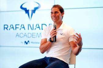 El español Rafael Nadal volverá a las pistas en octubre, lo hará para celebrar los diez años de su academia. El exnúmero uno del mundo se retiró en 2024. FOTO GETTY 