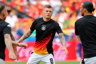 Toni Kroos, uno de los más grandes jugadores del mundo en la última década le dice adiós a su carrera, trtas ser eliminado con Alemania de la Eurocopa. FOTO CORTESÍA @EUROCOPA2024