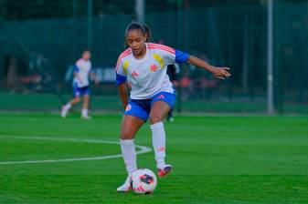 La antioqueña Mariana Mosquera es una de las figuras que tiene la Selección Colombia femenina sub-20 que disputa el Mundial de la categoría en Polonia. FOTO CORTESÍA FCF