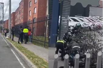 Una guarda de seguridad relató a Blu Radio los momentos posteriores al ataque contra Cristian Garzón, quien habría intervenido para protegerla durante el procedimiento contra la evasión del pasaje. FOTO: Captura de video. 