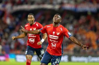El Independiente Medellín recibirá como local a Santa Fe, en el estadio de Ditaires, el lunes a las 7:00 de la noche, por la fecha 13 de la Liga BetPlay. FOTO CAMILO SUÁREZ 