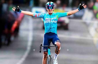 El ciclista colombiano Harold Tejada quien corre para Astana fue anunciado como nuevo corredor del Team Ineos en el que están sus compatriotas Egan Bernal y Brandon Rivera. FOTO @XINEOS