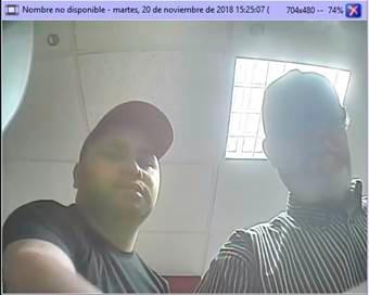 Esta es una de las imágenes con las que las autoridades lograron identificar a las personas señaladas de cometer los delitos. FOTO CORTESÍA POLICÍA 