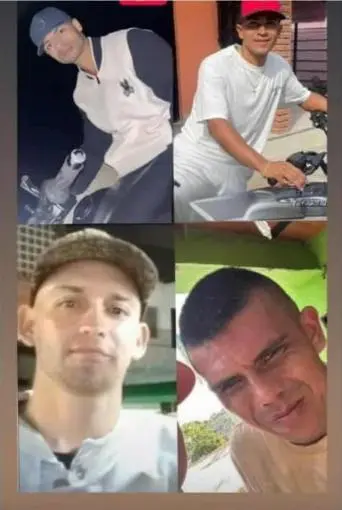 Estos fueron los cuatro mineros que fallecieron tras una explosión dentro de un socavón en Segovia, Antioquia