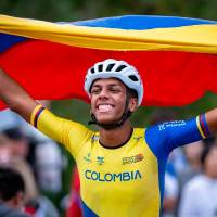 Wilcar Aguilar, uno de los juveniles que ya suma oros para Colombia. Foto: Federación Colombiana de Patinaje.