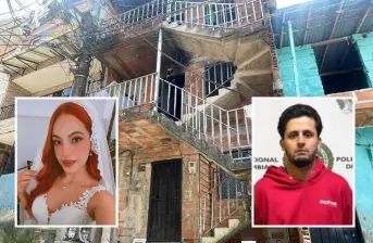 Por el asesinato de Selene Roldán Blandón (izq.), de 25 años, quedó a disposición de las autoridades Mateo Trujillo Palacios (der.), de 30 años, luego de entregarse este jueves ante las autoridades. FOTOS: ALEJANDRA MORALES RÍOS Y CORTESÍA