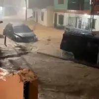 El aguacero duró desde las 8:00 p.m. del miércoles y se prolongó casi hasta la medianoche. FOTO: CORTESÍA ALCALDÍA