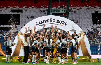 Corinthians se coronó campeón de la Copa Libertadores Femenina disputada en Paraguay. FOTO TOMADA @CONMEBOL 