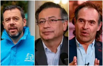 El alcalde Luis Carlos Galán canceló el viaje hace unos días por motivos de agenda. Federico Gutiérrez viajó con los demás mandatarios, en medio del rechazo del presidente Gustavo Petro. FOTOS EL COLOMBIANO y Cortesía