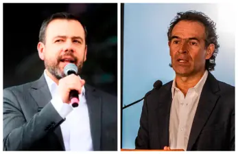 El alcalde Carlos Fernando Galán aseguró que las autoridades ya le habían advertido del riesgo de atentado. Federico Gutiérrez le expresó su solidaridad. FOTOS Colprensa y EL COLOMBIANO