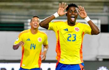 El colombiano Neyser Villarreal es líder de los goleadores en el Sudamericano sub-20 que se disputa en Venezuela. FOTO: Cortesía FCF