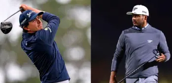 Nicolás Echavarría y Juan Sebastián Múñoz, se lucieron el fin de semana en los dos principales torneos internacionales de este deporte. FOTO TOMADA FEDEGOLF 