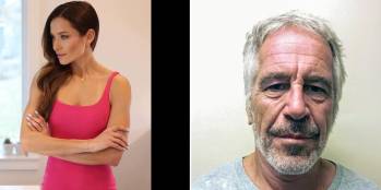 A la izquierda la modelo Roza Gilles y a la derecha Jeffrey Epstein. Foto: Archivo y redes