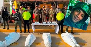 Abelardo de la Espriella presentó el resultado de la operación contra “Bendito Menor” en Riohacha, La Guajira. IMAGEN TOMADA DE VIDEO.