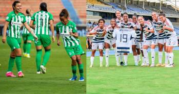 Independiente Medellín y Atlético Nacional se mantienen invictos en la Liga Femenina. FOTO JAIME PÉREZ Y CORTESÍA DIM 