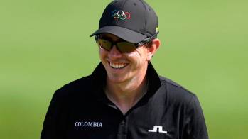 Nicolás Echavarría y Camilo Villegas disputan las rondas del golf de Juegos Olímpicos. FOTO CORTESÍA MINDEPORTE