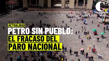 El fracaso del paro nacional: Las calles vacías y las razones detrás del desgaste político de Petro