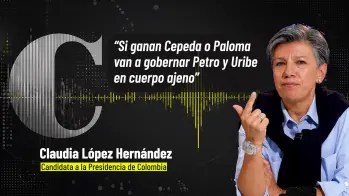 Claudia López: “Cepeda y Paloma son Petro y Uribe en cuerpo ajeno; yo no tengo jefes políticos”