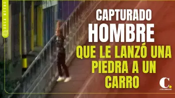 Capturado responsable de lanzar una piedra a un carro en el puente de Colombia