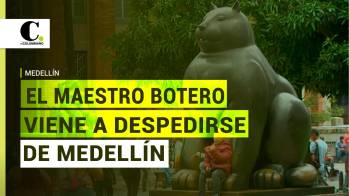 El último adiós de Medellín al maestro Fernando Botero