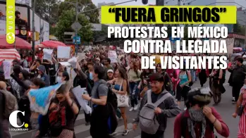Protestas en México por altos precios en los arriendos y llegada de extranjeros