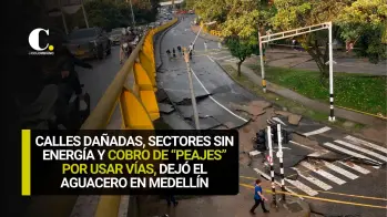 Denuncian cobros de $100.000 por transitar por vías cerradas por las lluvias torrenciales