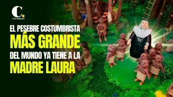 El pesebre de Venecia tiene nueva inquilina: La Madre Laura se une a esta obra monumental